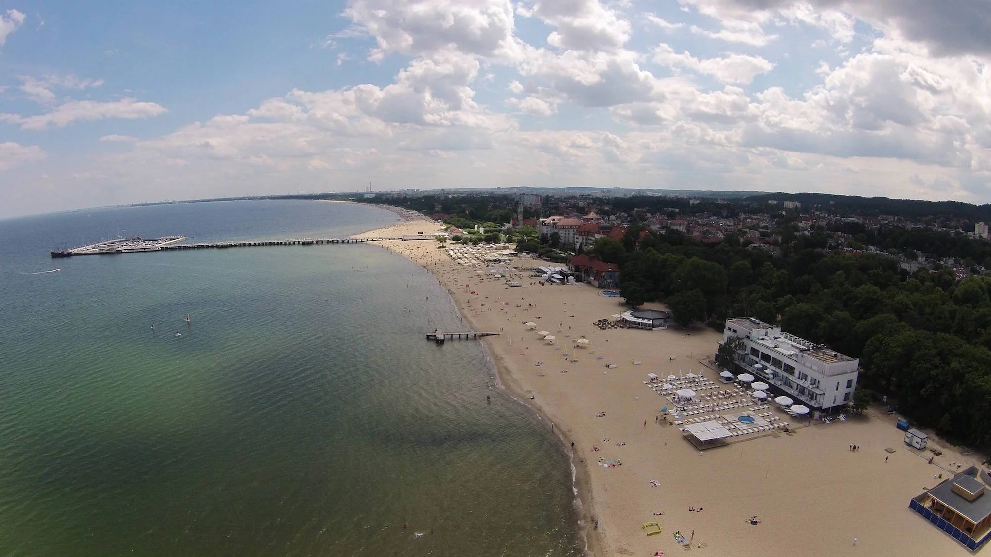 Plaża w Sopocie