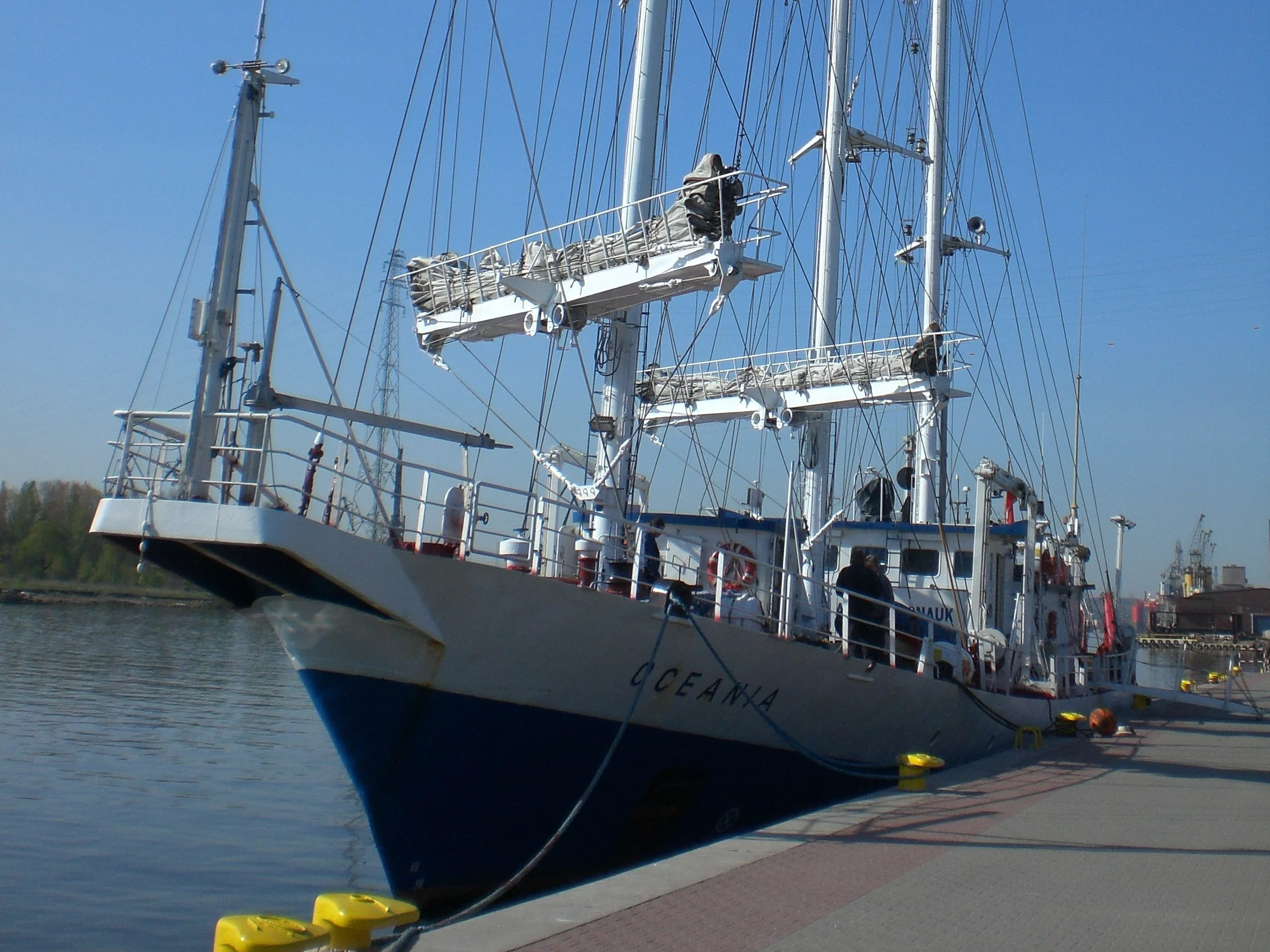 Statek badawczy (RV) „Oceania” w Gdańsku