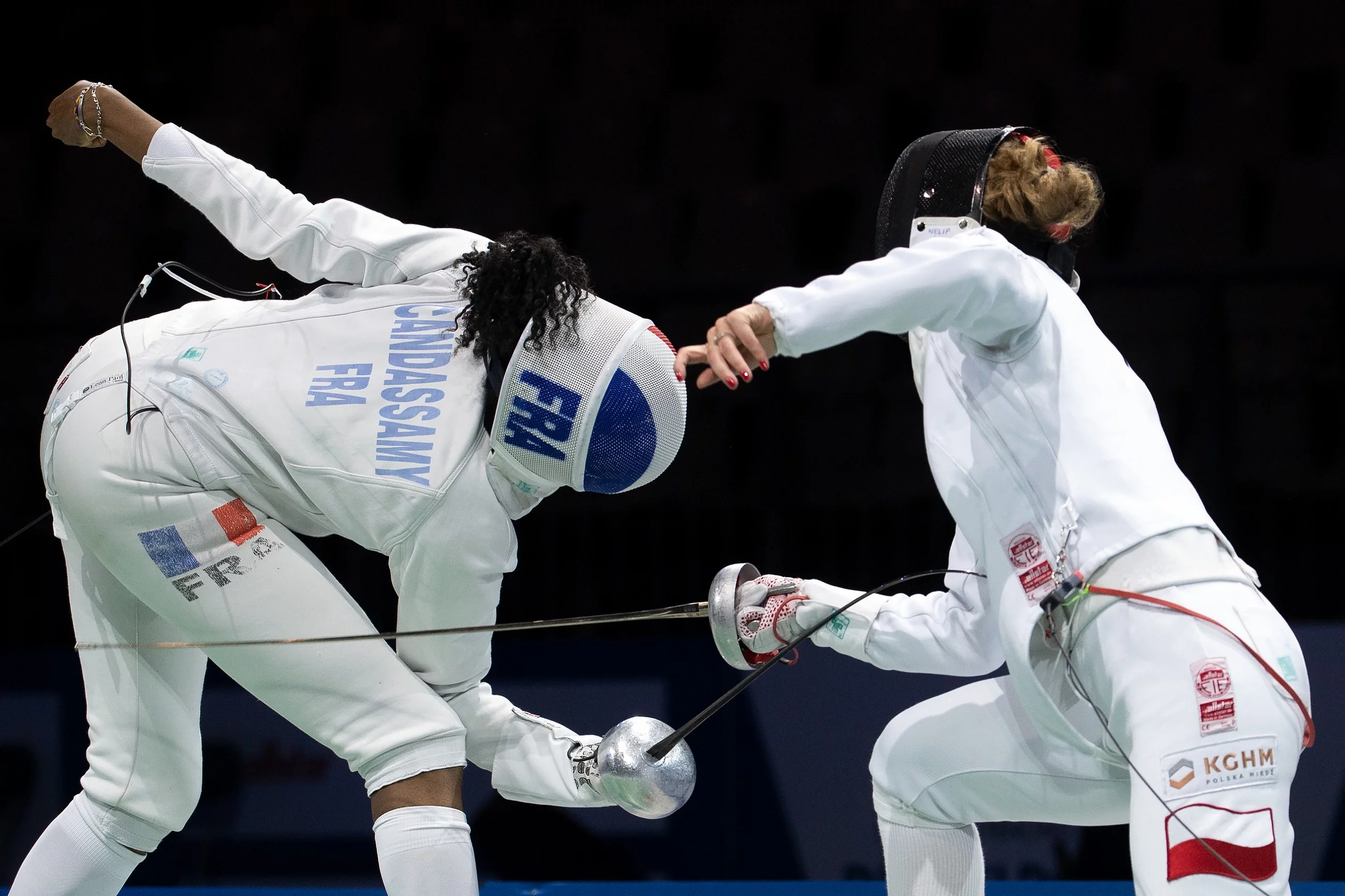 Ewa Trzebińska podczas zawodów