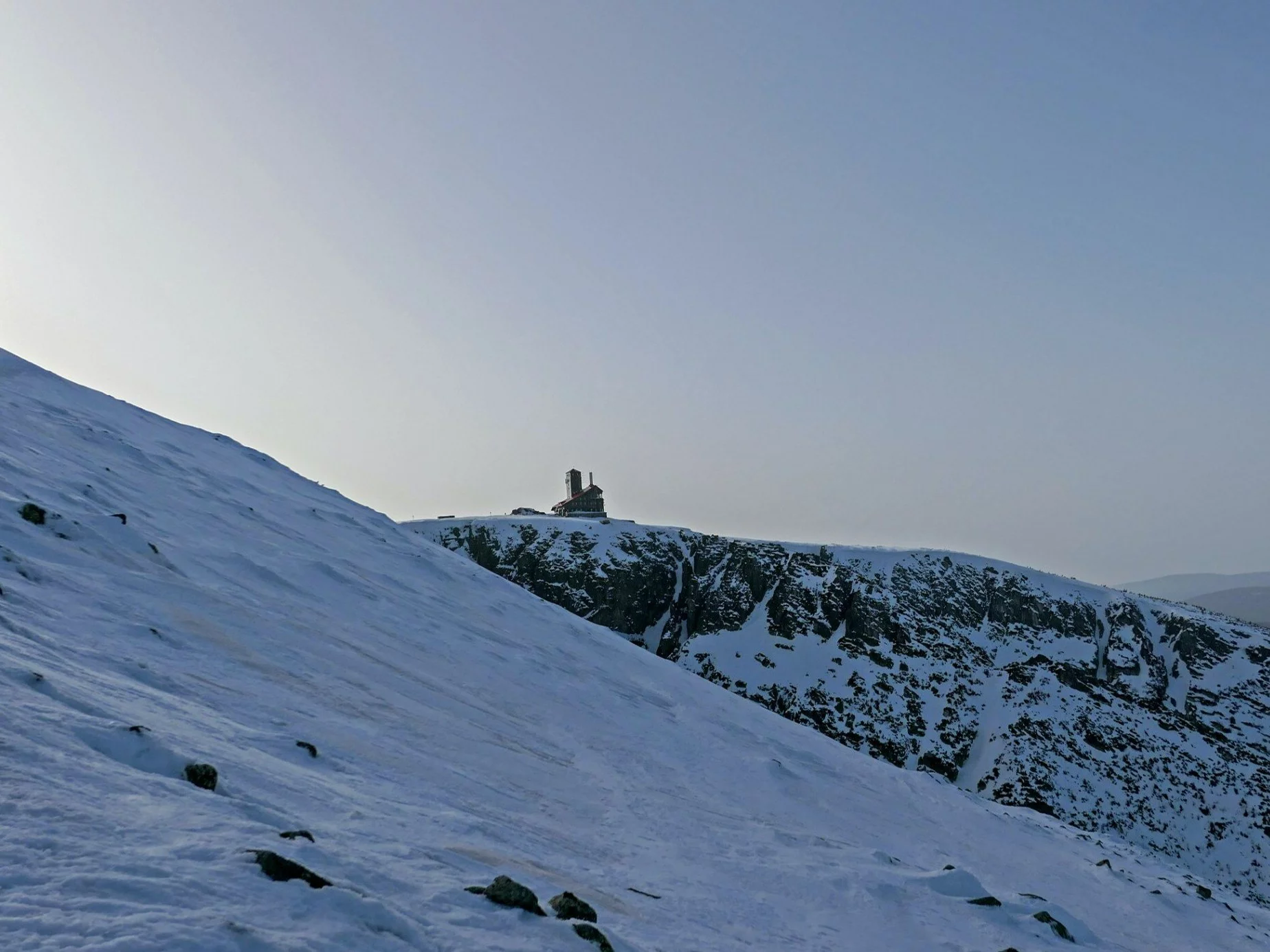 Śnieg w Karkonoszach