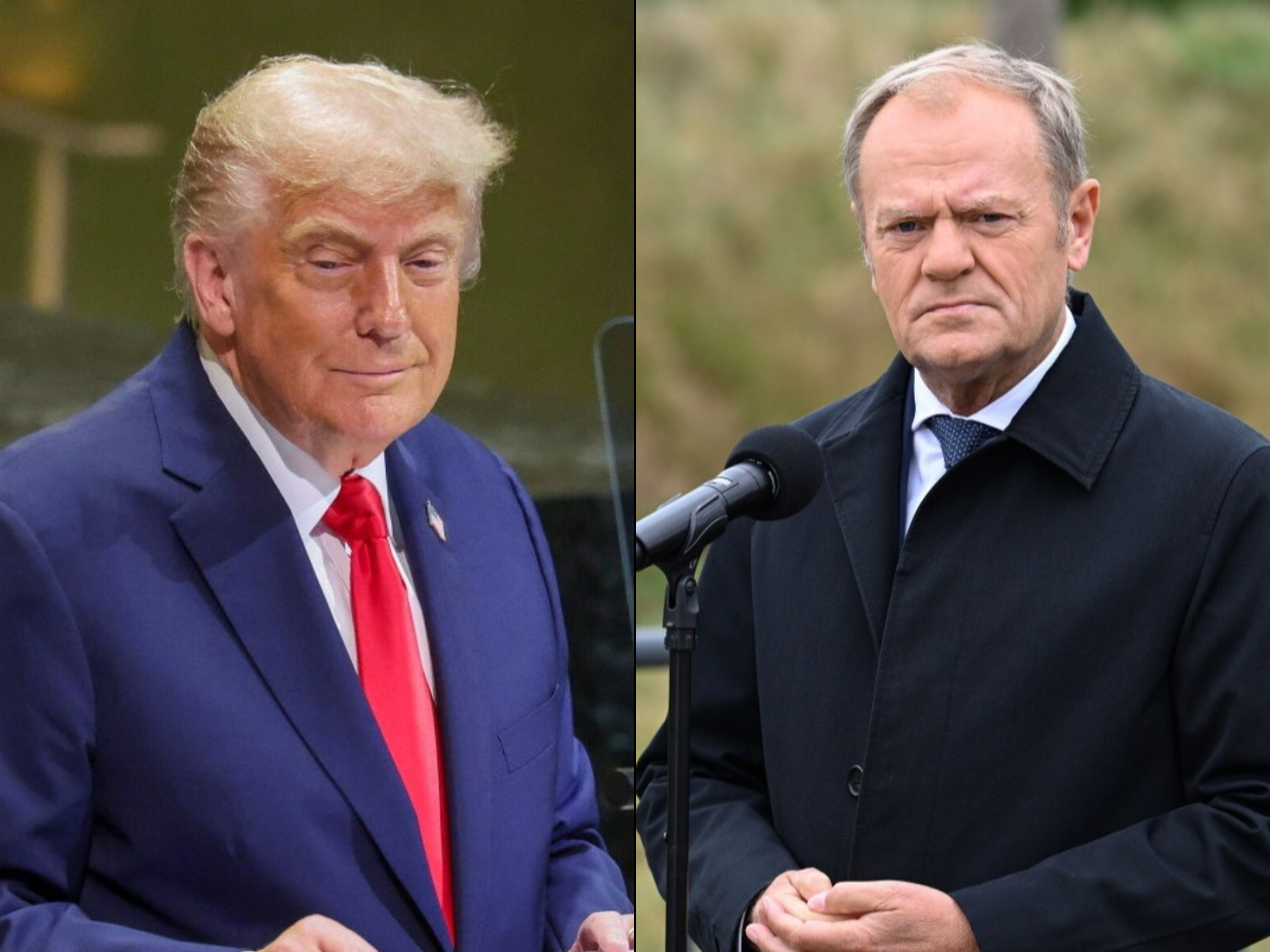 Żartowali z Trumpa w amerykańskiej telewizji. Nagle pokazali zdjęcie Tuska