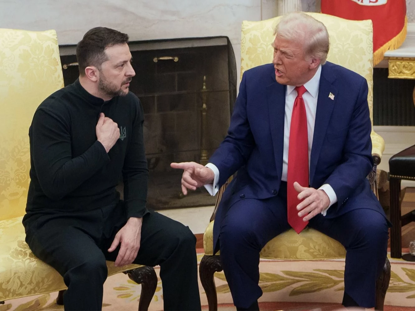 Wołodymyr Zełenski i Donald Trump