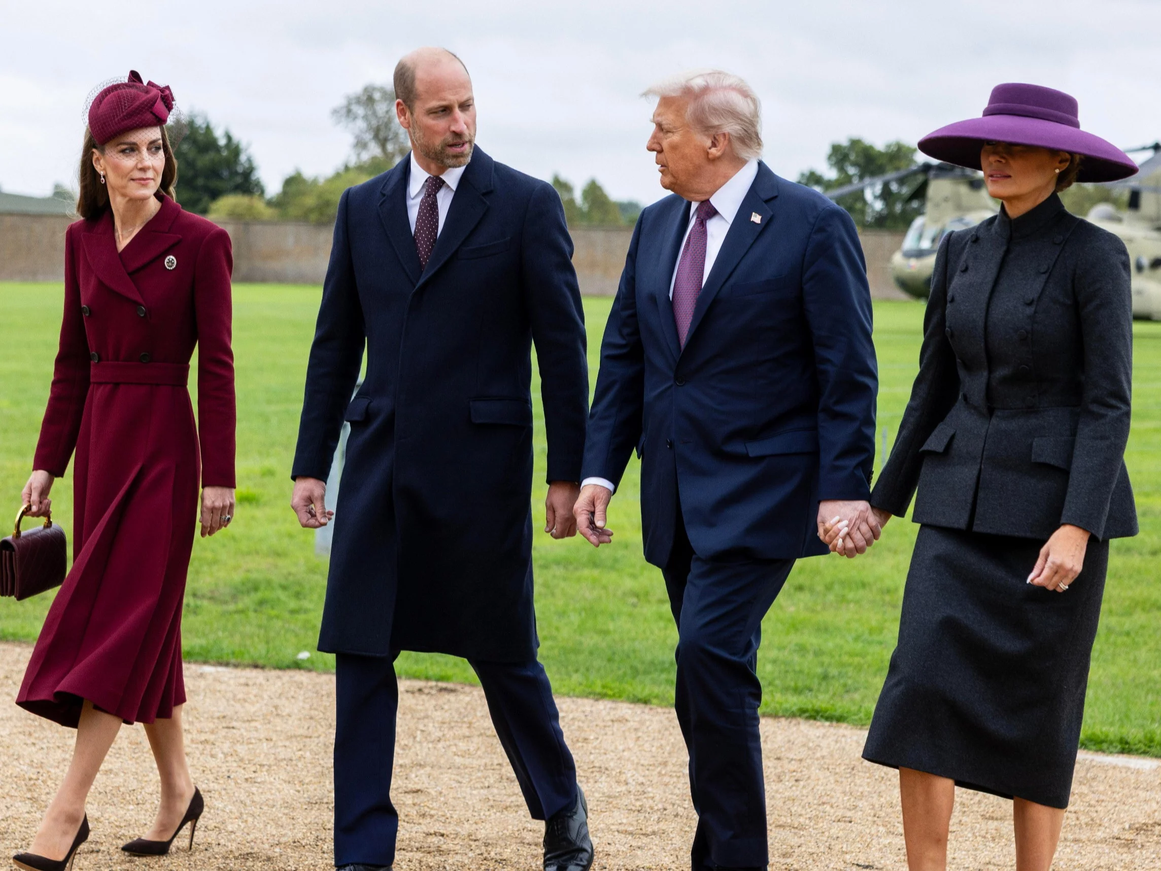 Trump powiedział to do księżnej Kate. Wszystko wyłapały kamery