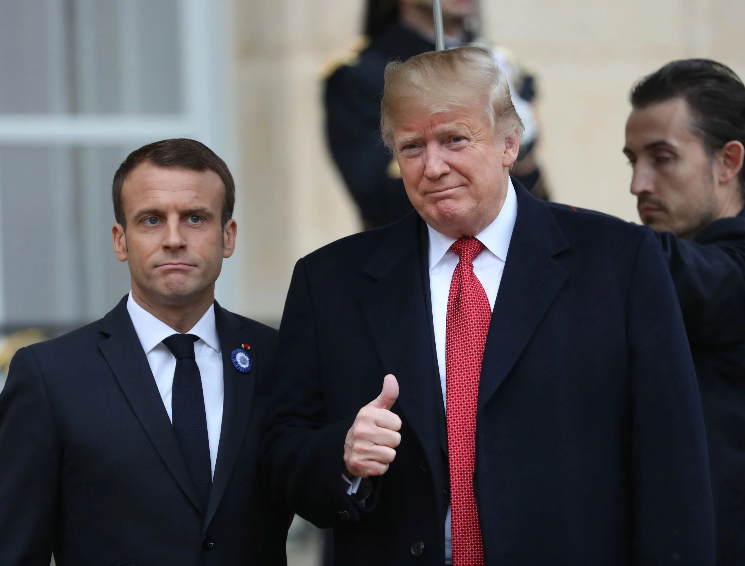 Emmanuel Macron i Donald Trump