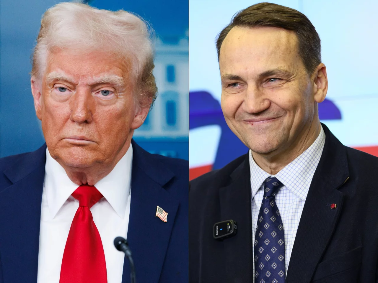 Donald Trump, Radosław Sikorski