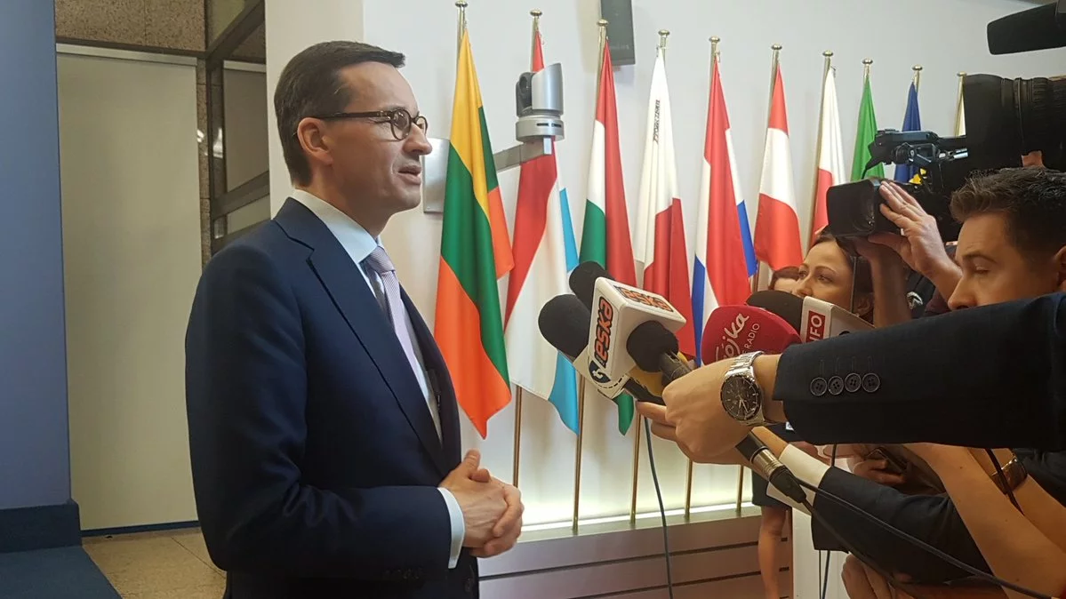 Mateusz Morawiecki w Brukseli