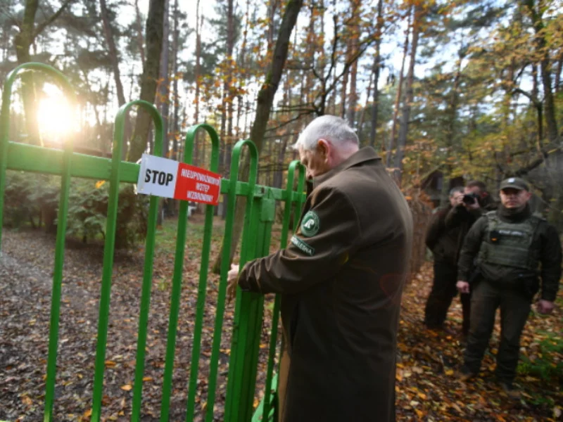 P.o dyrektora generalnego Lasów Państwowych Józef Kubica w Skubiance, 2 listopada