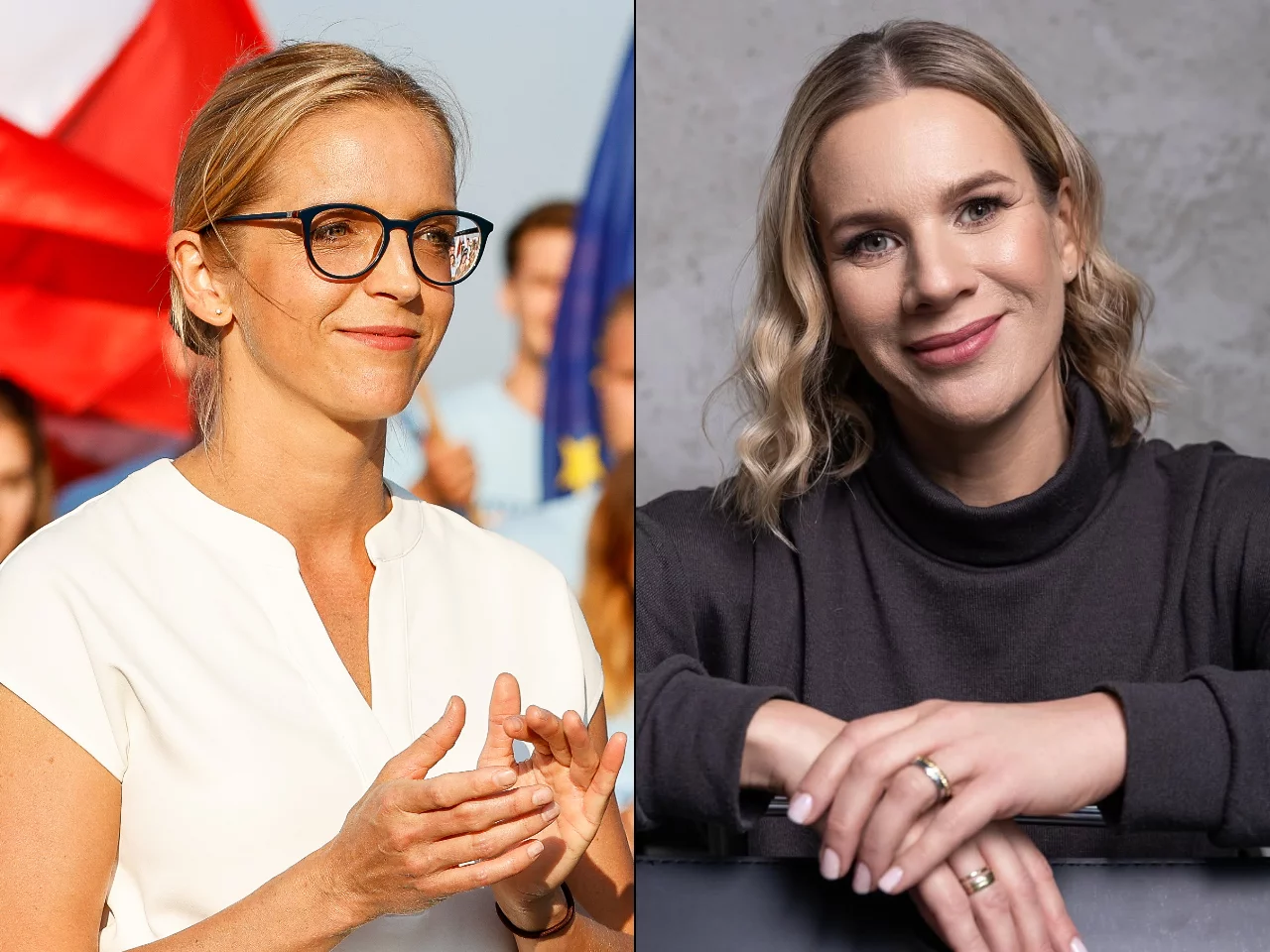 Małgorzata Trzaskowska i Marta Nawrocka