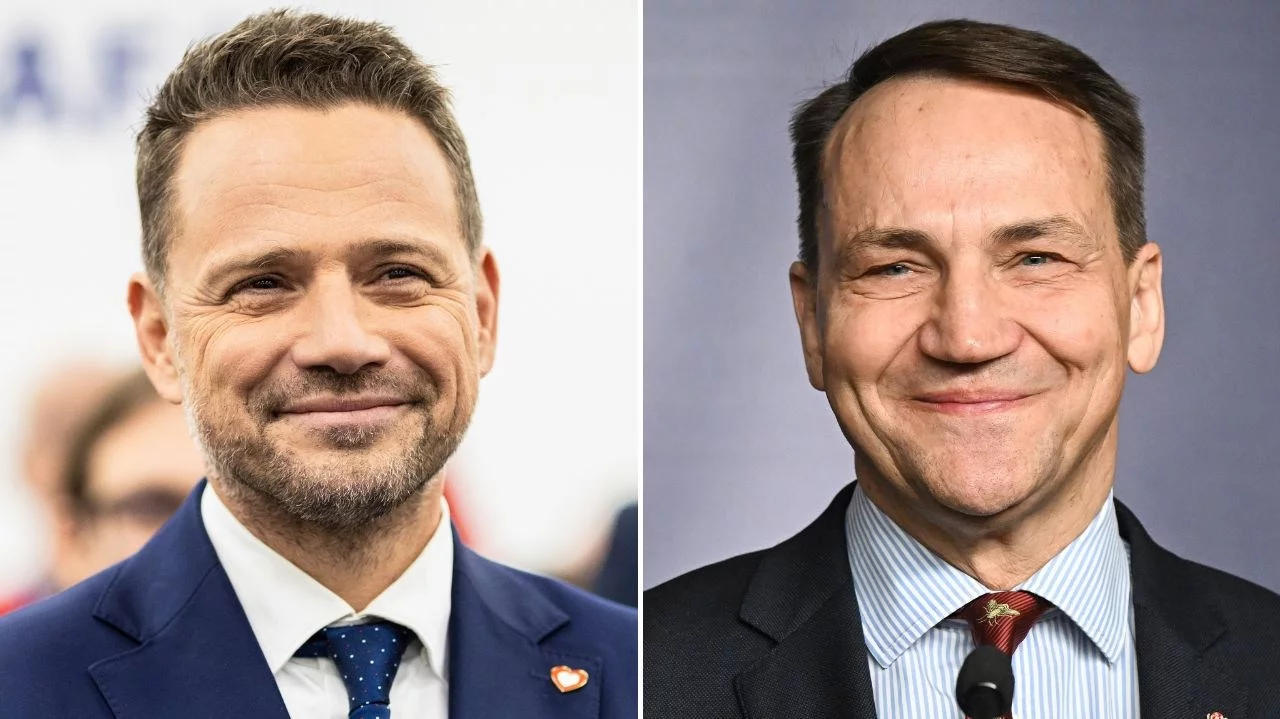 Rafał Trzaskowski i Radosław Sikorski