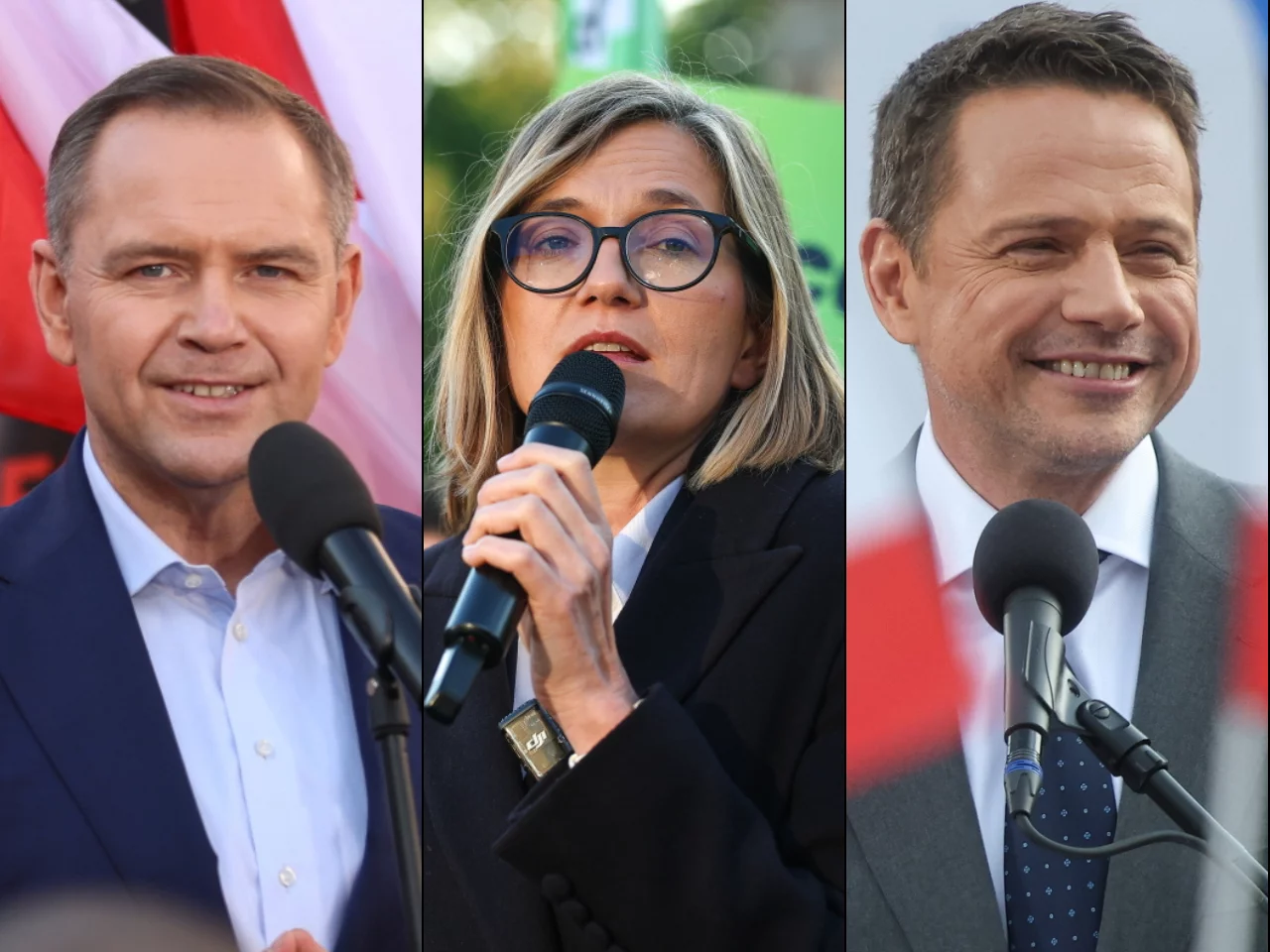 Karol Nawrocki, Magdalena Biejat, Rafał Trzaskowski
