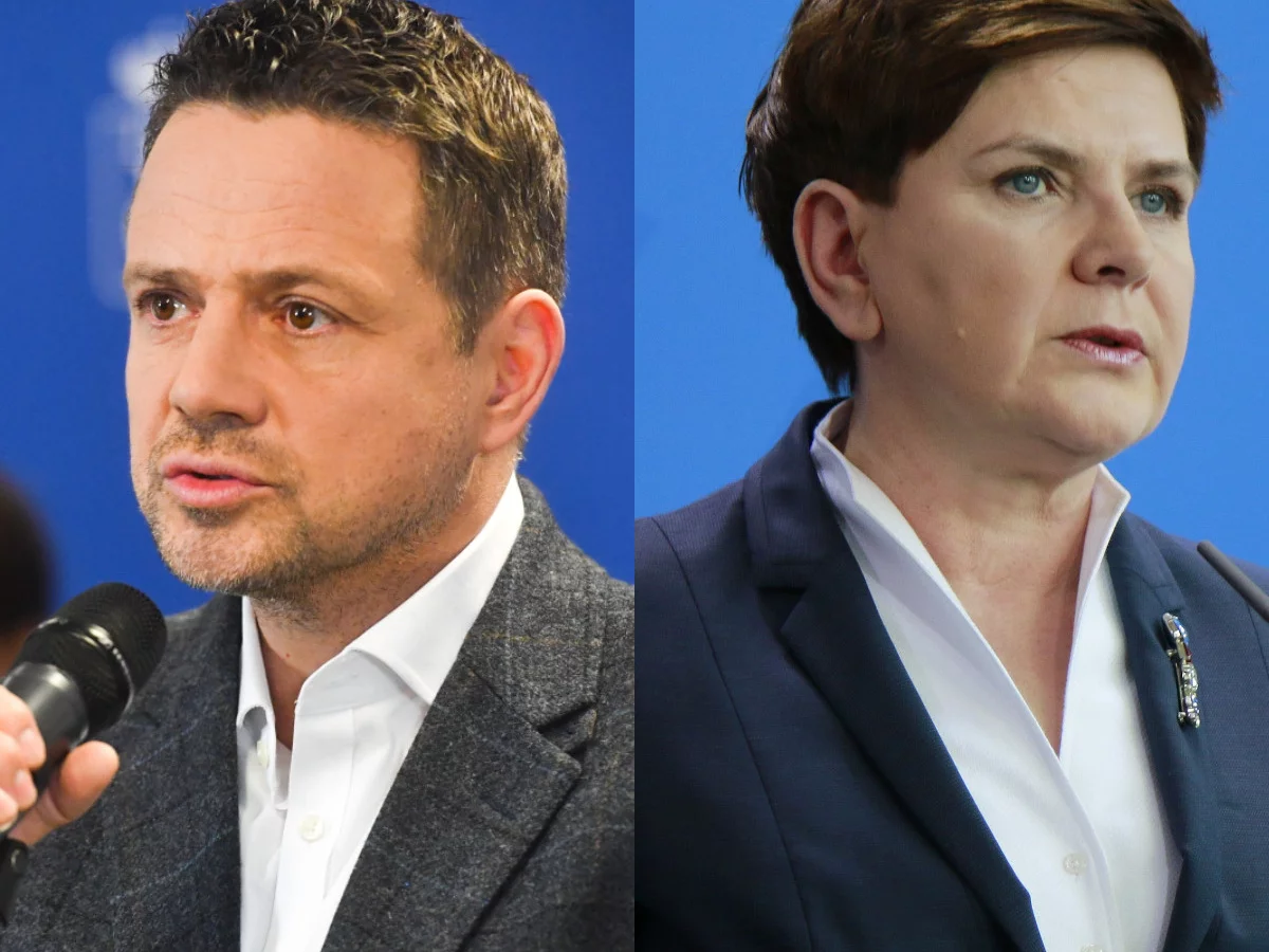 Rafał Trzaskowski i Beata Szydło