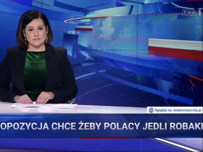 Pasek informacyjny w TVP