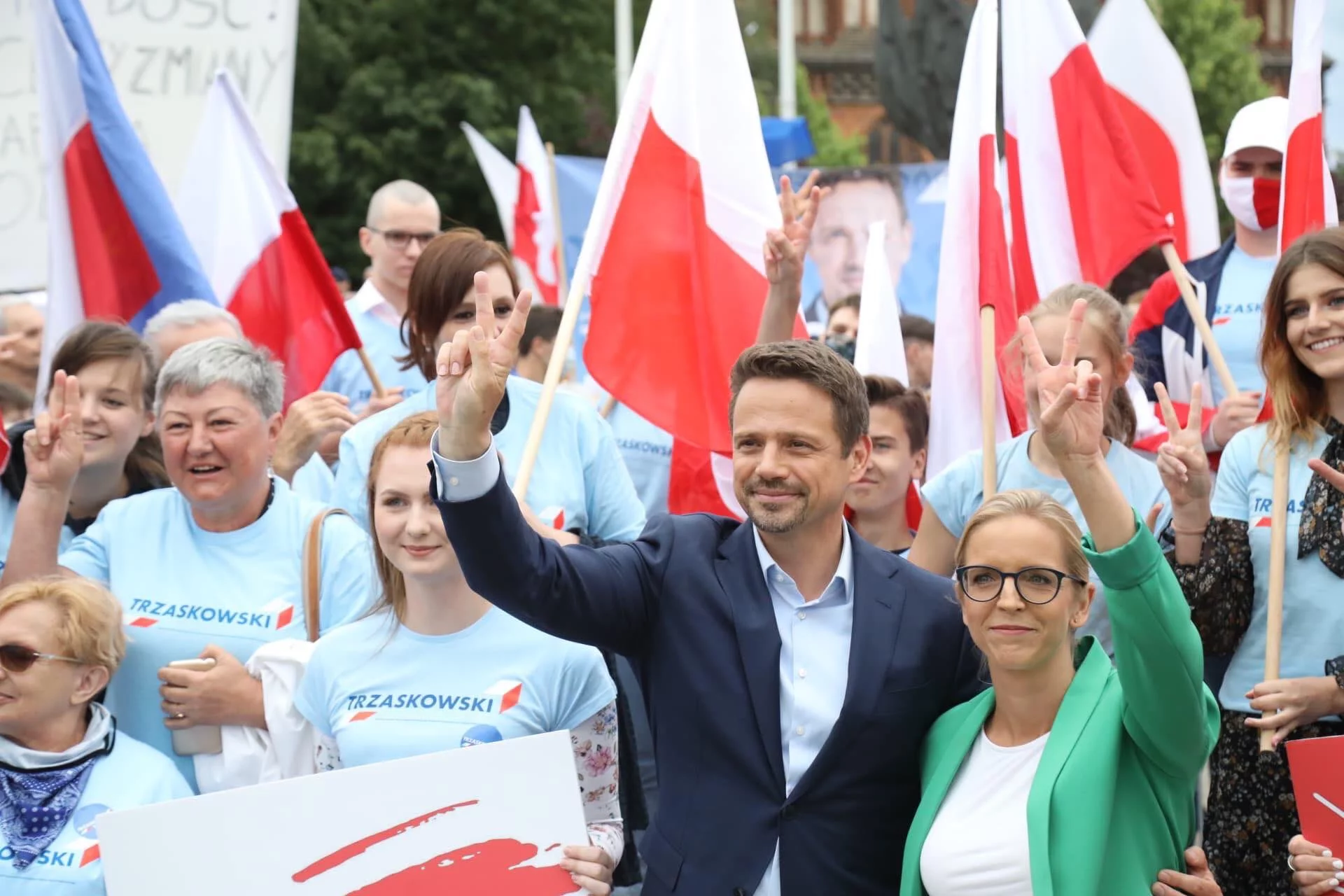 Rafał Trzaskowski i Małgorzata Trzaskowska