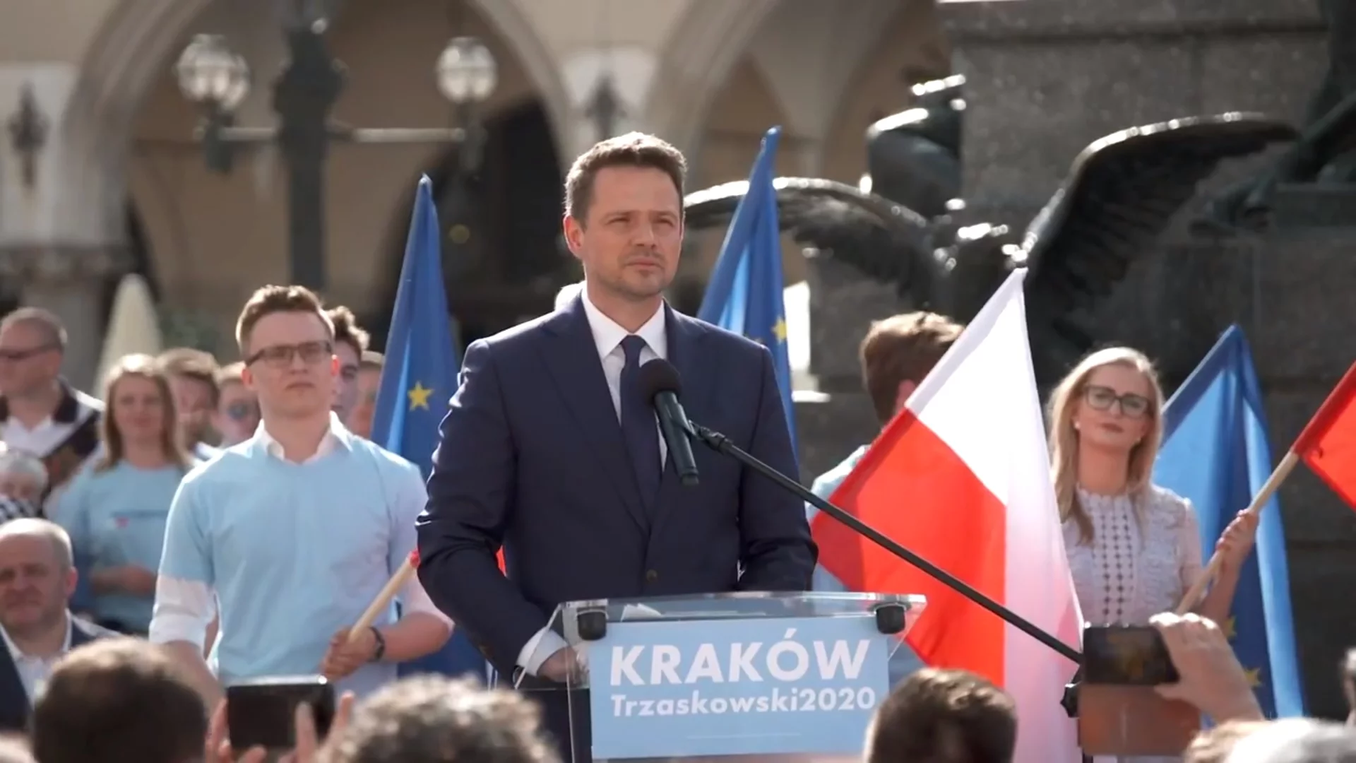 Rafał Trzaskowski w Krakowie