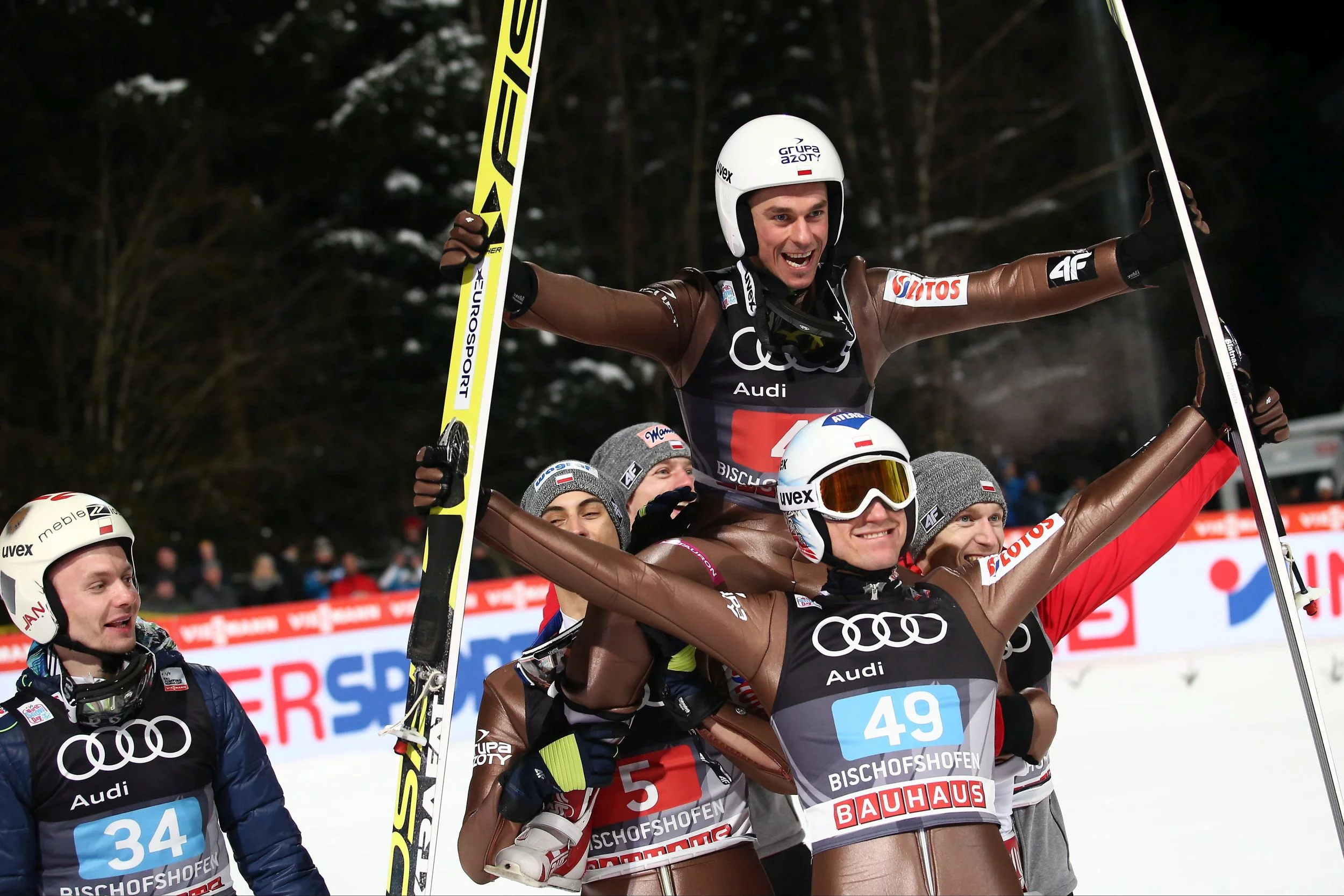 Maciej Kot, Kamil Stoch, Piotr Żyla