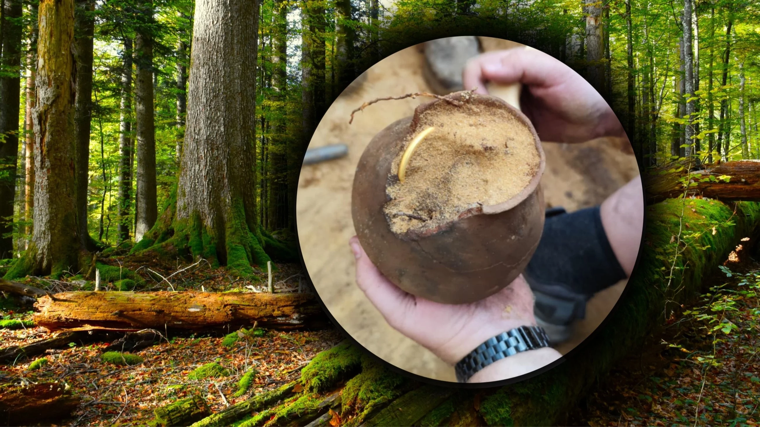 Znalezisko w podkaliskim lesie