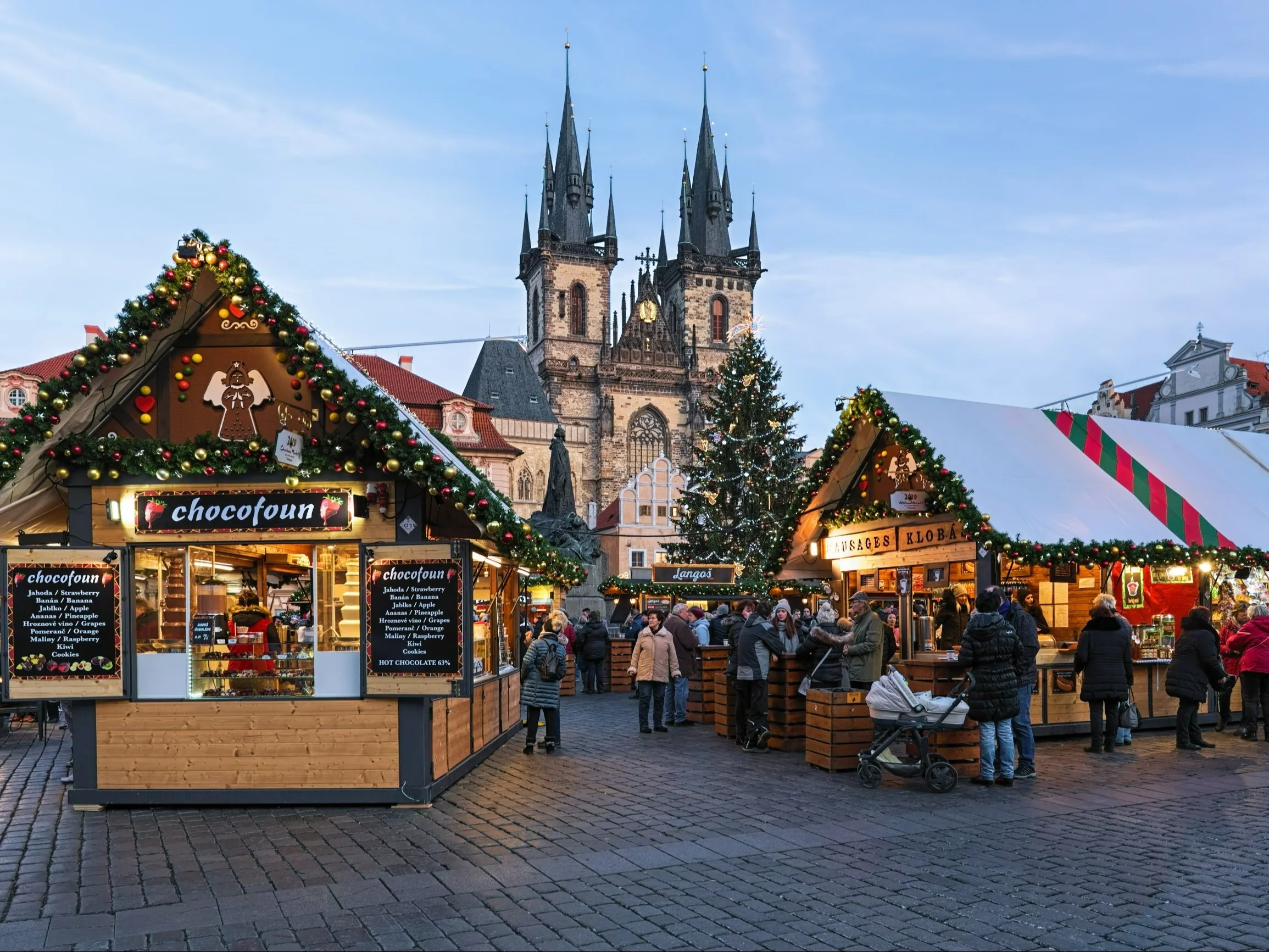 Jarmark bożonarodzeniowy w Pradze