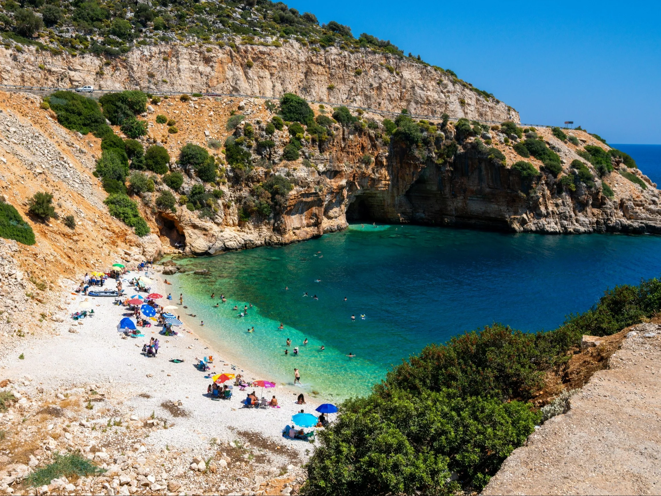 Plaża na Riwierze Tureckiej