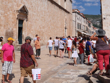 Turyści w Chorwacji