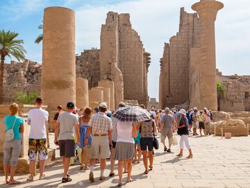 Turyści w Egipcie