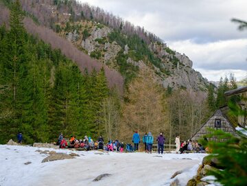 Turyści w Tatrach