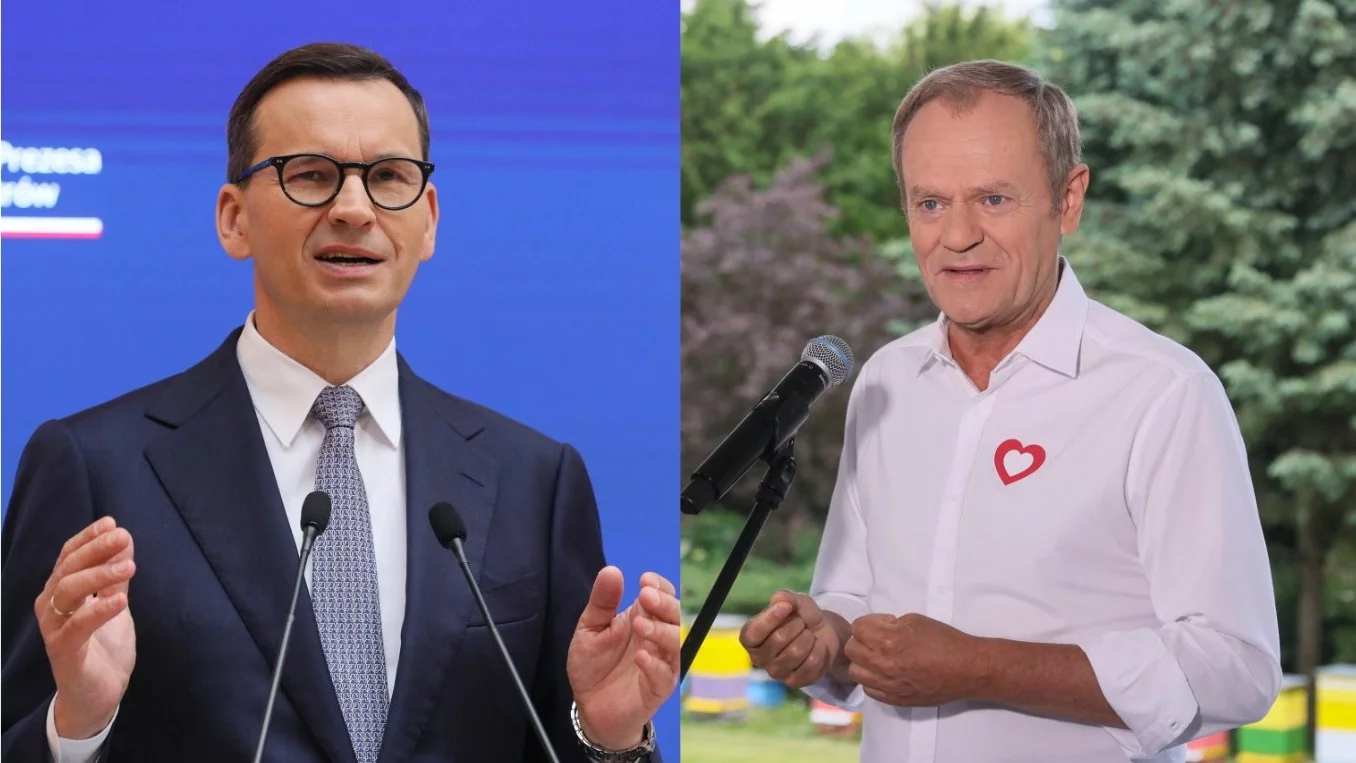 Mateusz Morawiecki i Donald Tusk