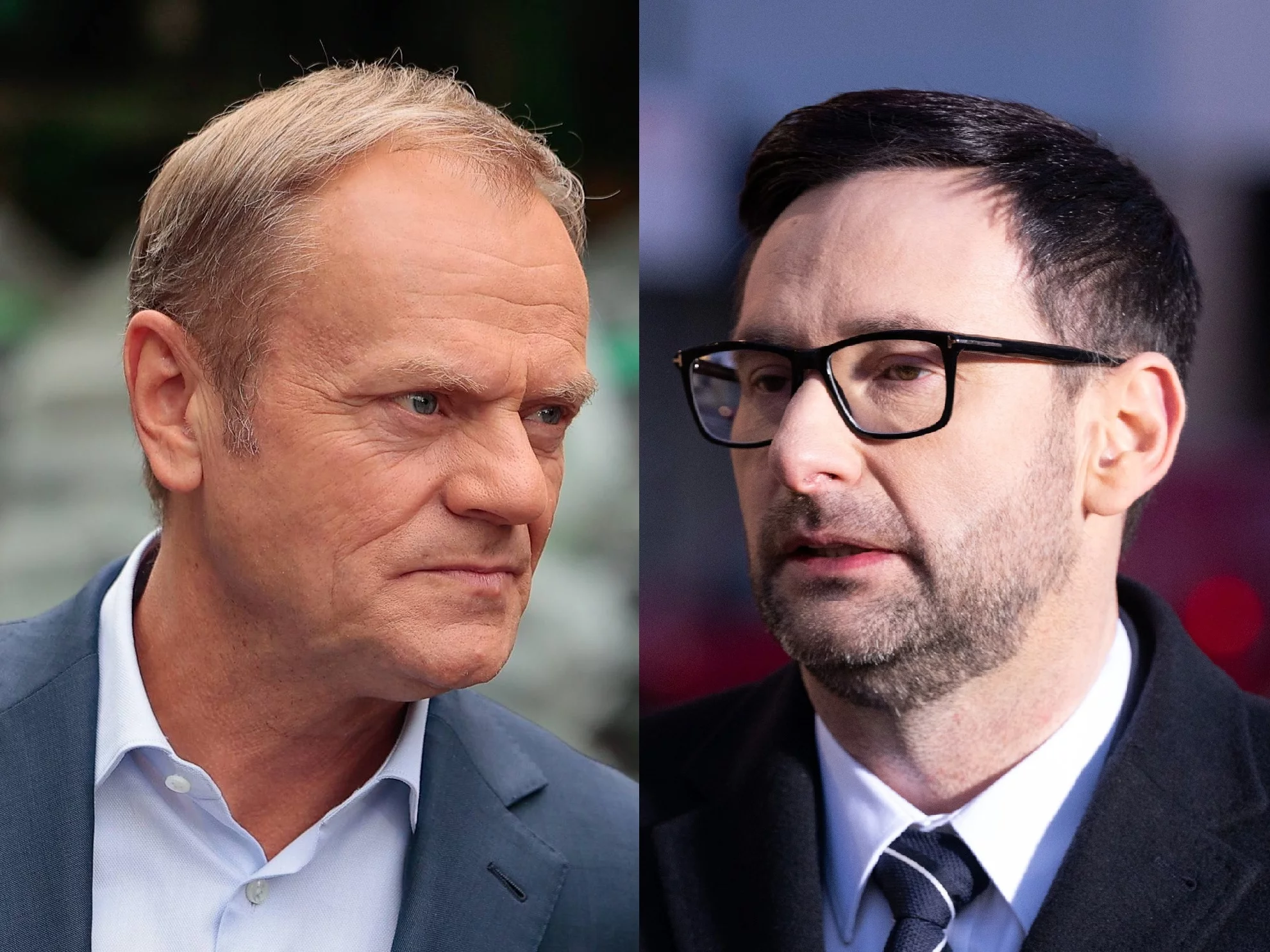 Donald Tusk i Daniel Obajtek