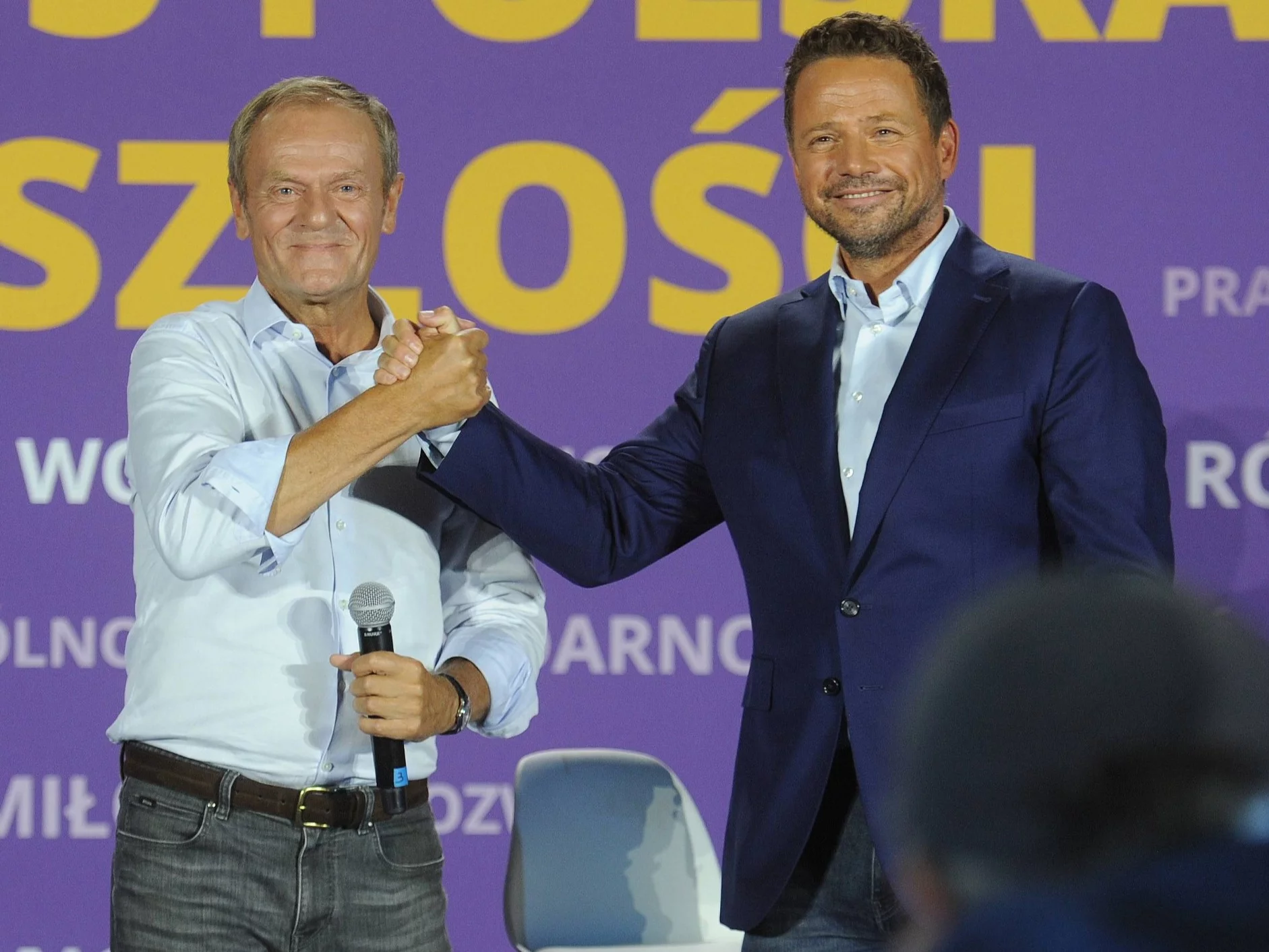 Donald Tusk i Rafał Trzaskowski