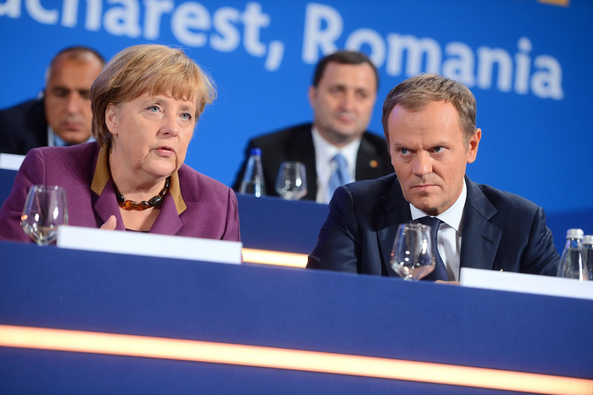 Donald Tusk i Angela Merkel