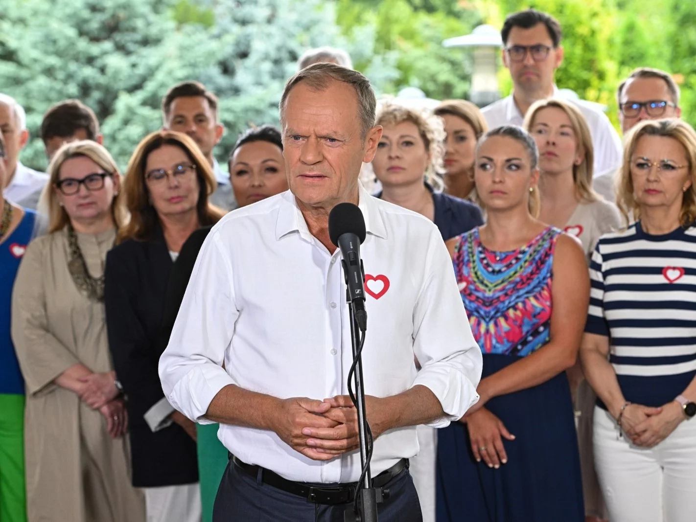 Donald Tusk wygłosił oświadczenie