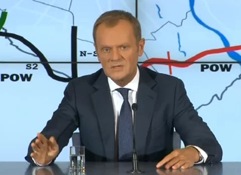 Donald Tusk (fot.X-news/TVN24)