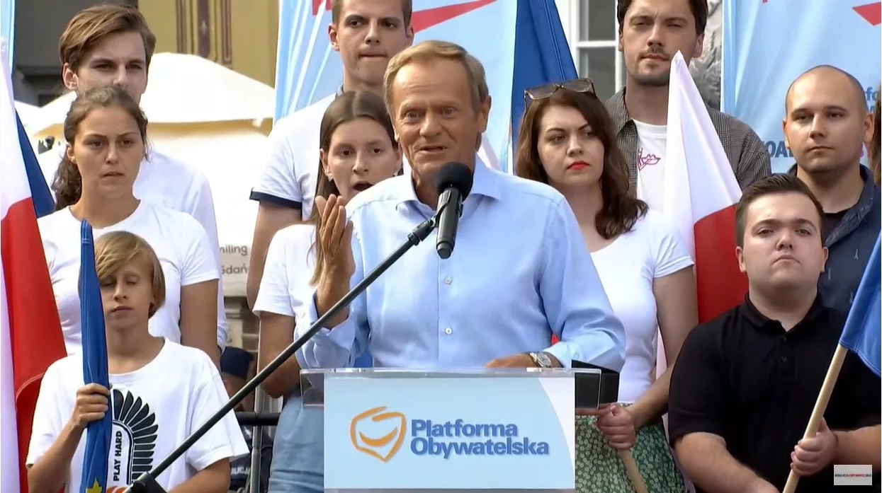 Donald Tusk w Gańsku