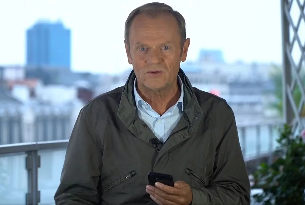 Donald Tusk podczas LiveChatu