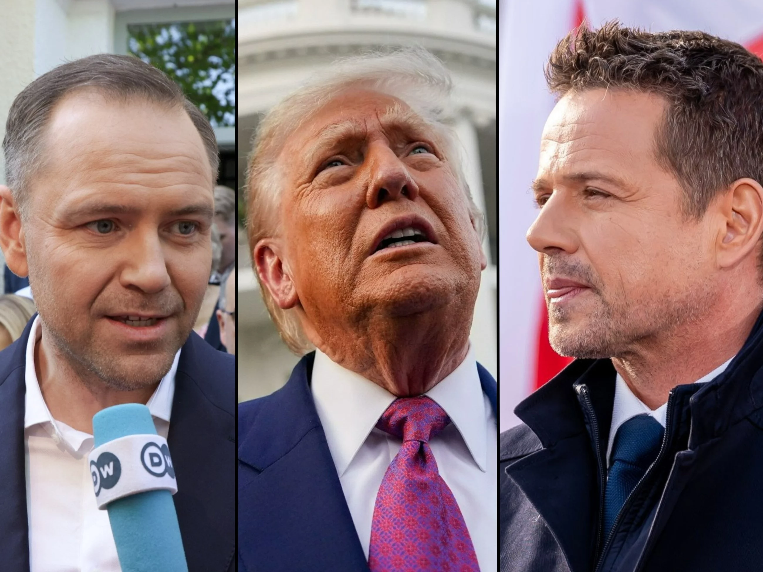 Karol Nawrocki, Donald Trump, Rafał Trzaskowski