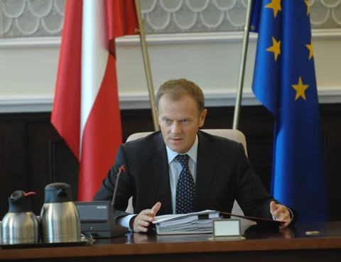 Premier Donald Tusk, fot. Damian Burzykowski / Newspix.pl