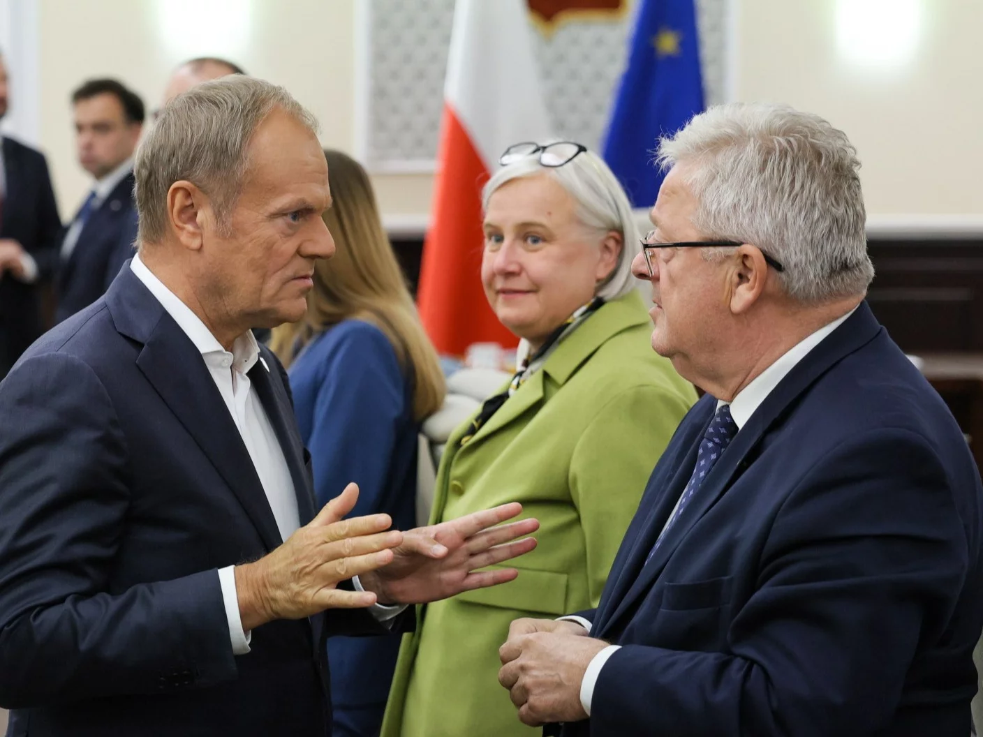 Donald Tusk i Czesław Siekierski