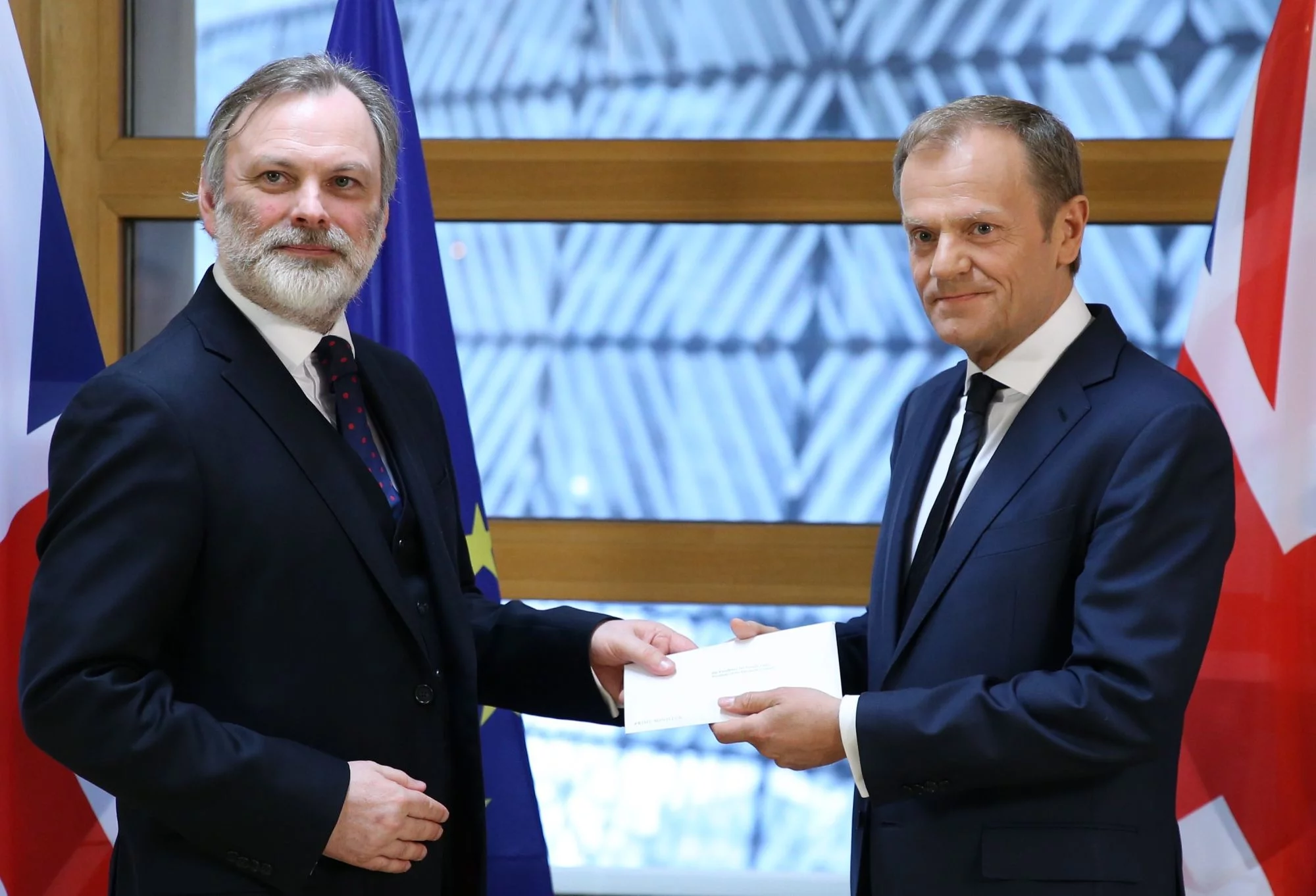 Donald Tusk i Tim Barrow