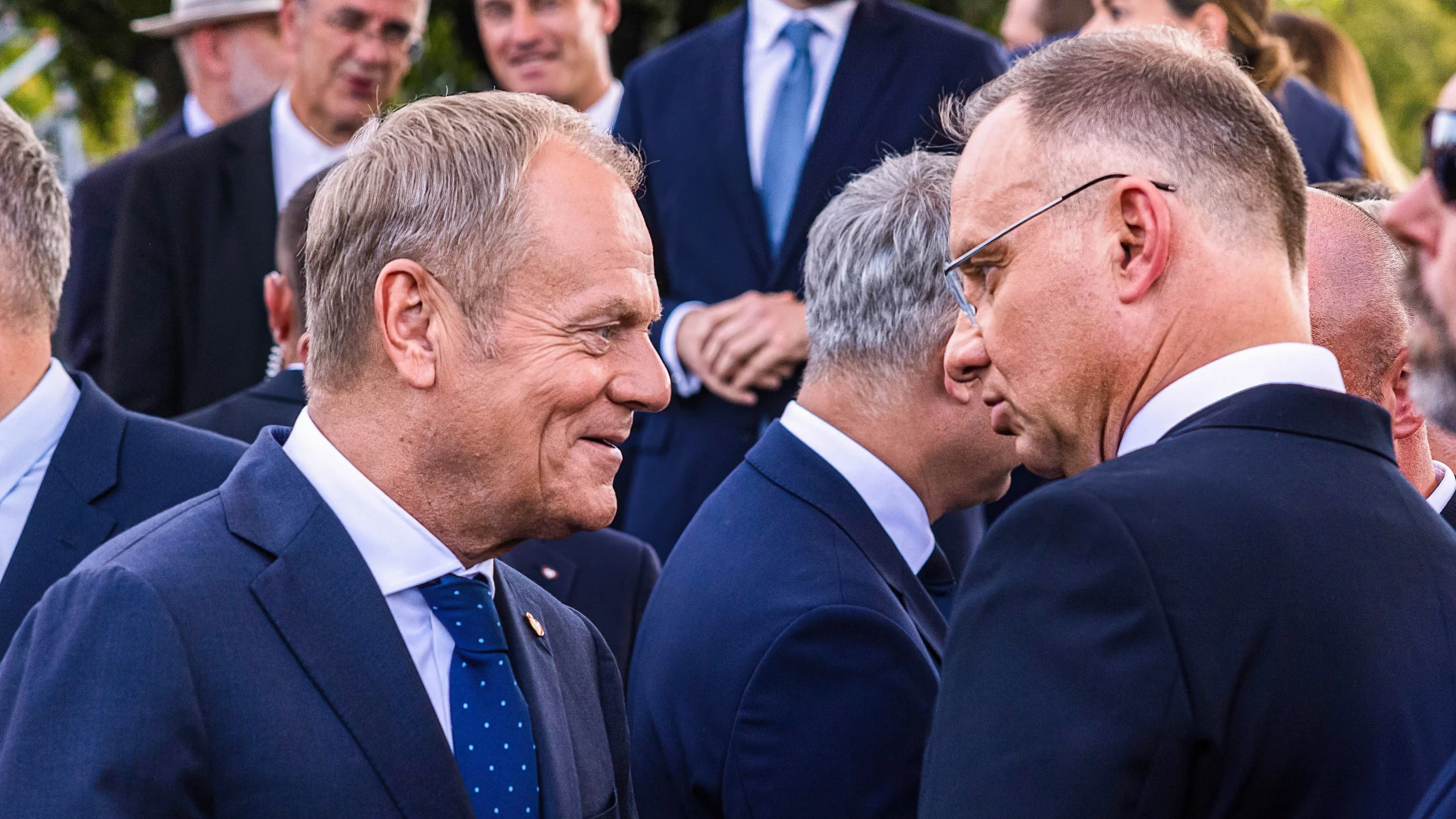 Donald Tusk i Andrzej Duda