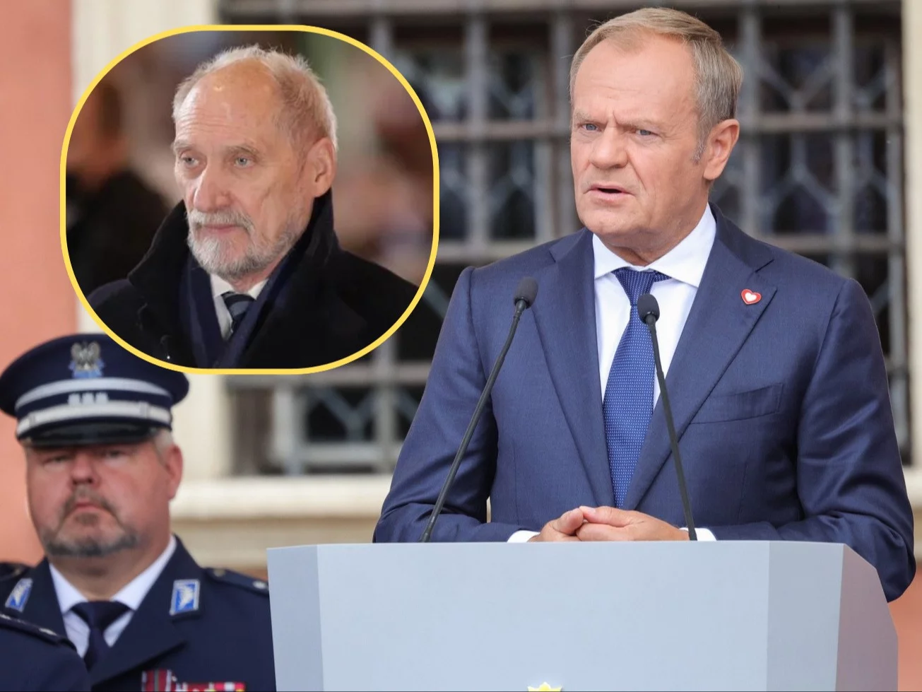 Donald Tusk i Antoni Macierewicz