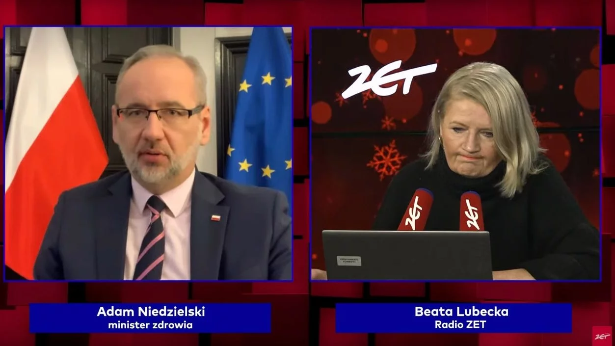 Adam Niedzielski i Beata Lubecka