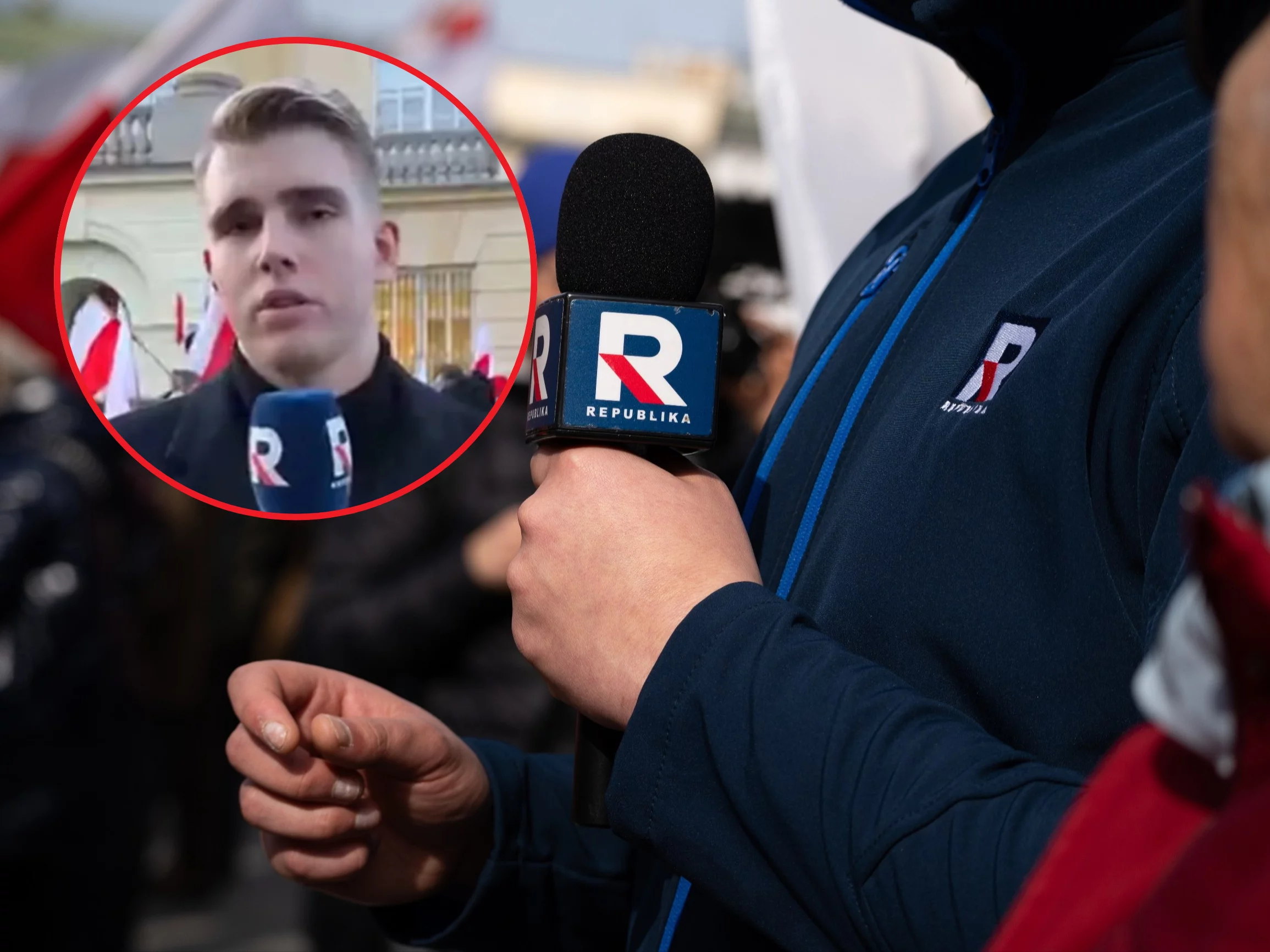 TV Republika przeszła samą siebie. Reporter nagle rzucił te słowa