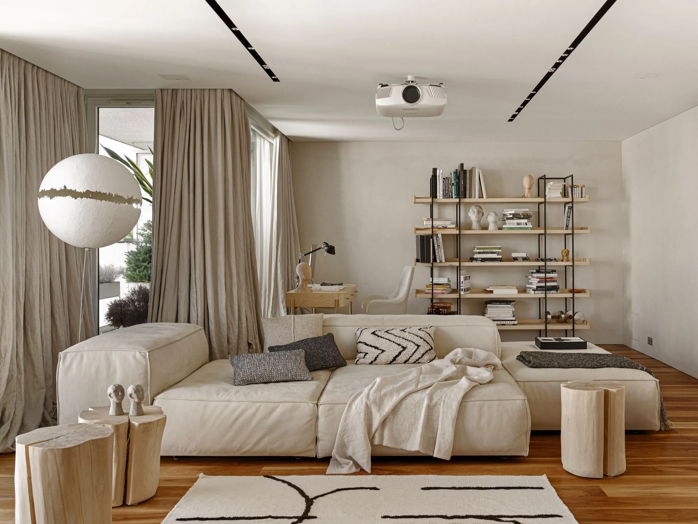 Apartament z tarasem, projekt Katarzyna Kraszewska Architektura Wnętrz