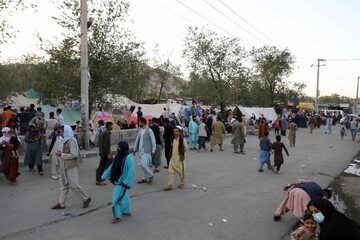 Uchodźcy na ulicach Kabulu