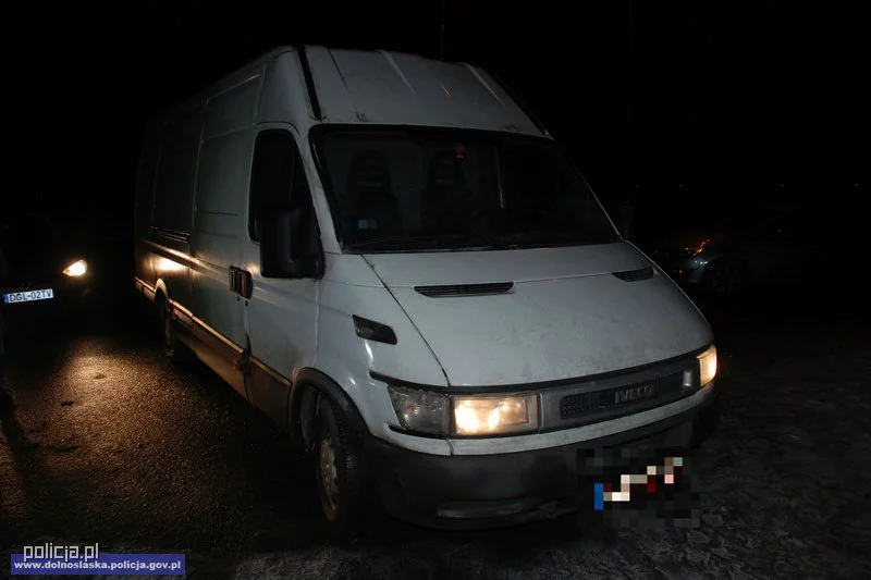 Samochód, w którym znajdował się kradziony towar