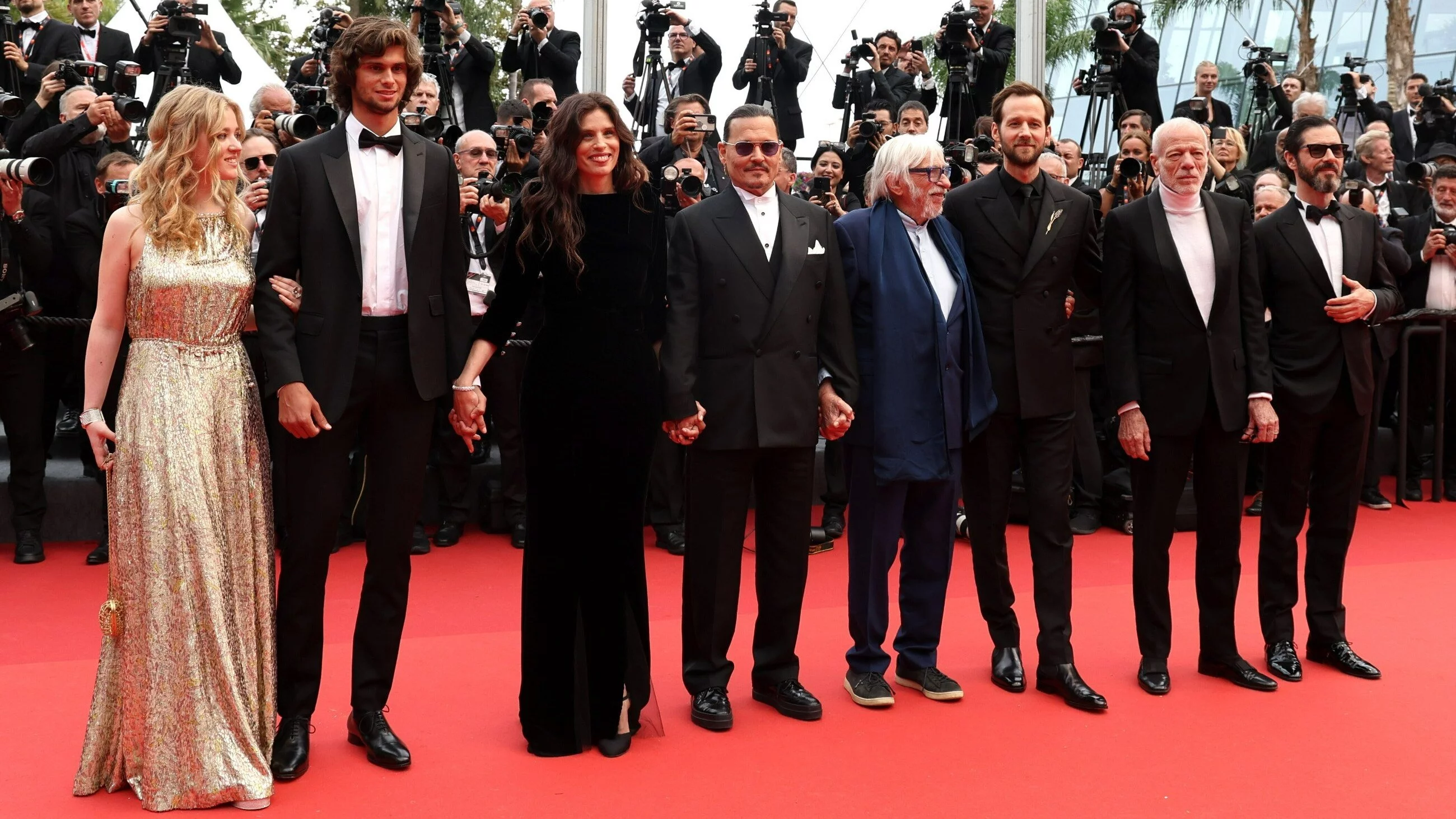 Pauline Pollmann, Diego Le Fur, Maiwenn, Johnny Depp, Pierre Richard, Benjamin Lavernhe, Pascal Greggory i Melvil Poupaud