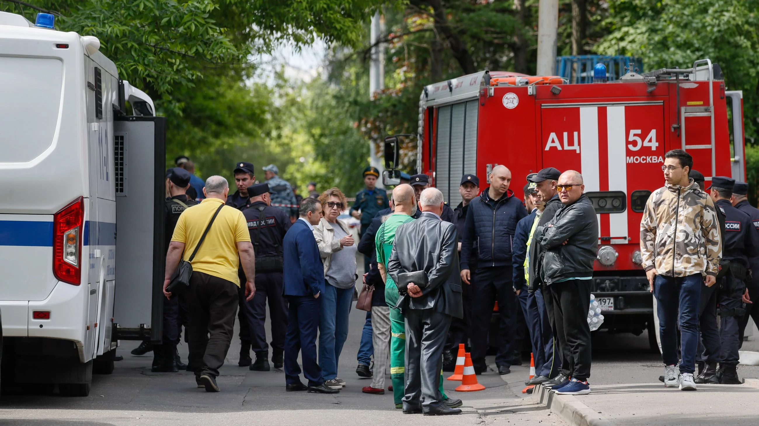 Atak dronów na Moskwę