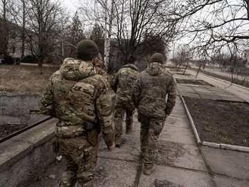 Ukraińscy żołnierze w obwodzie chersońskim, marzec 2023 r.