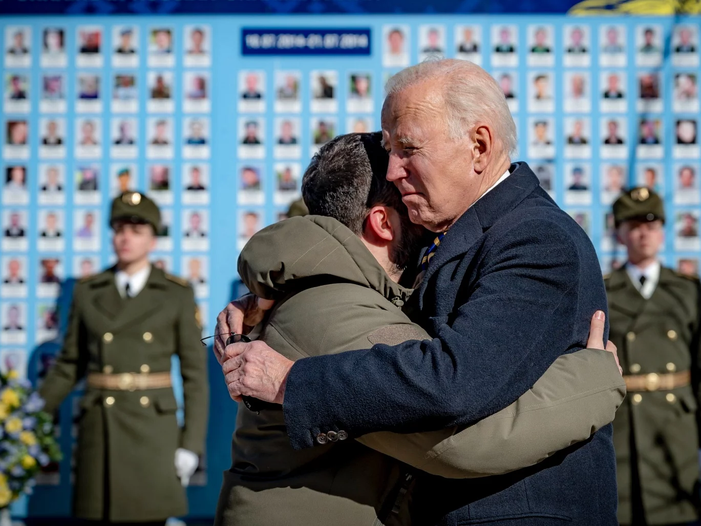 Joe Biden i Wołodymyr Zełenski