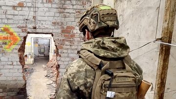Ukraiński żołnierz, zdjęcie ilustracyjne