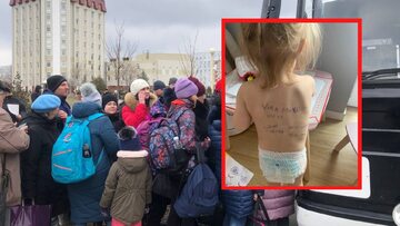 Ukraińskie matki podpisują dzieci